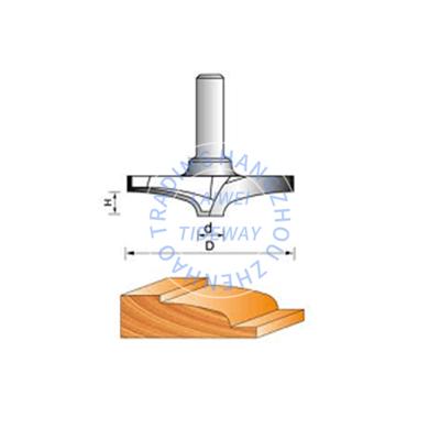 China Tungsten Cobalt Alloy Router Bit ZLC1844 Tidal Bed Classic Tungsten Cobalt Router Bit ZLC1844 Tidal Bed Cnc Woodworking Tool Sickle Section for sale