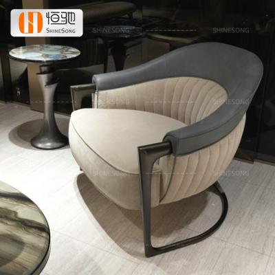 China New Design Lounge Chairs (Other) Solid Wood Frame Armchair Adjustable Upholstered Home Accent Chair for sale