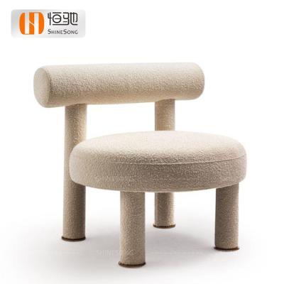 China (Other) Hot Selling Adjustable Fabric Chair Living Room Furniture Leisure Cushion Armless Single Chair for sale