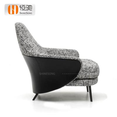 China (Other) living room adjustable cotton and armchairs canvas fabric modern lounge chair leisure lobby sofa chair for sale