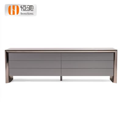 China (Other) Modern Design Adjustable Plywood Living Modern TV Cabinet Wooden TV Stand TV Cabinet Living Room Furniture for sale