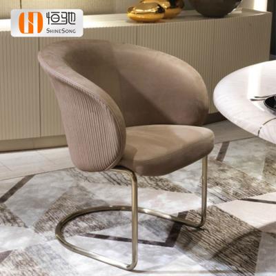 China (Others)Adjustable Nordic Home Furniture Dining Chair Wholesale Luxury Indoor Room Restaurant Dining Leather Modern Dining Chair for sale