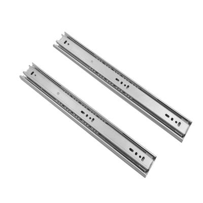 China Modern 304 Stainless Steel Ball Bearing Runners Telescopic Mute Drawer Slide For Sideboard for sale