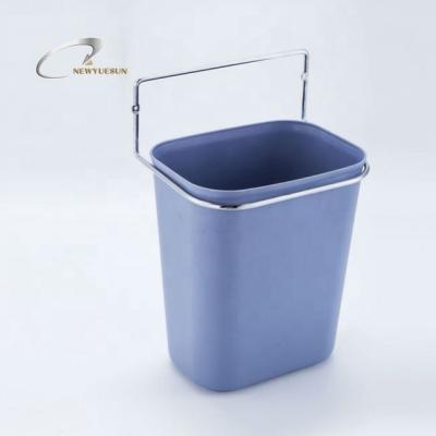 China New 8L Viable Wall Mounted Small Style Sideboard Door Bin Wall Mounted Plastic Garbage Bin for sale