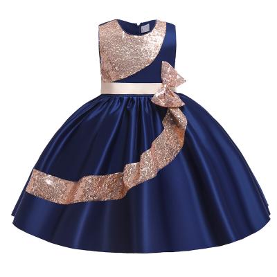 China Washable Kids Girls Party Wear Princess Piano Performance Dresses For Girls Hot Selling In 2021 Girls Dress Dress for sale