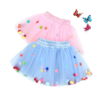 China Hot Selling Anti-wrinkle Kids Tutu Skirts For Girl 5 Colors Girls Cute Princess Tutu Ball Skirts for sale