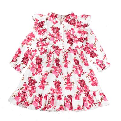 China 2022 Latest Washable Spring Dress Designs For Girls Flower Princess Wedding And Dress Dress for sale