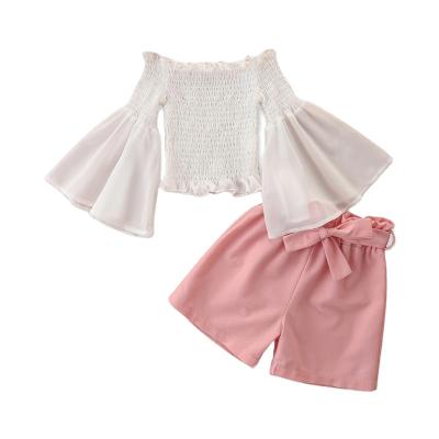 China 2021 Sweet Unique Baby's Clothing Sets Summer Baby Clothes Girls Two-Piece Set Clothing Sets for sale