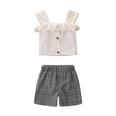 China 2021 new fashion fashion clothes babies' clothing sets for baby outfits girls summer clothing set for sale