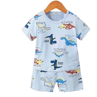 China Cotton Summer Boys Sleepwear Kids Baby Boy Pajamas Set High Quality Freezing Romper QUICK DRY Factory Direct Wholesale for sale