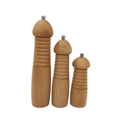 China Salt Pepper Mill CUSTOM European style Larger Big Small Size Manual Chili Salt Pepper Mill Grinder for sale