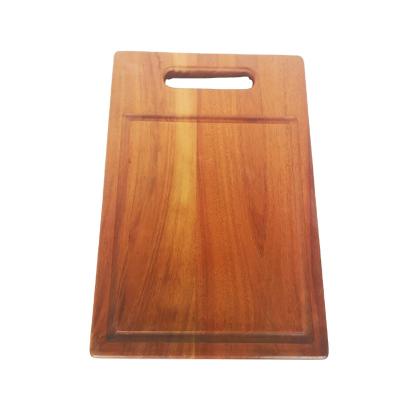 China Wholesale Custom Viable Kitchen Food Grade Large Thick Solid Ebony Wooden Chopper Wooden Cutting Board for sale