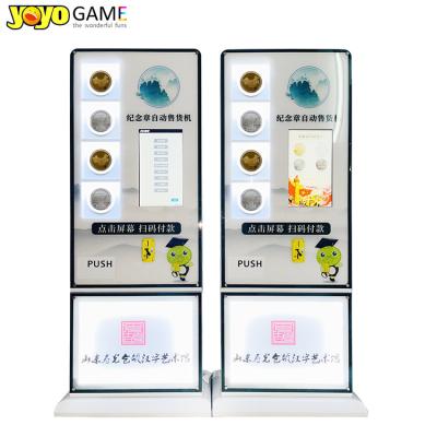 China Outdoor Metal Vending Machines To Buy Gold And Silver Commemorative Coins Tourism Medal for sale