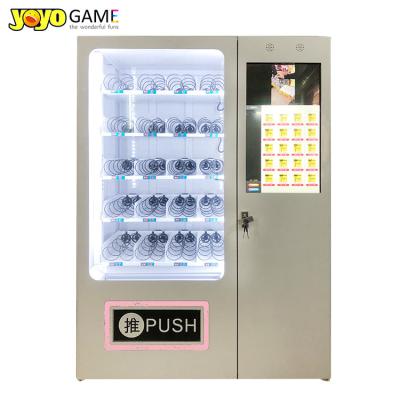 China Combo Metal Vending Machine For Lucky Box Eyelash For Sale OEM Free Custom Stickers American Credit Card Payment for sale