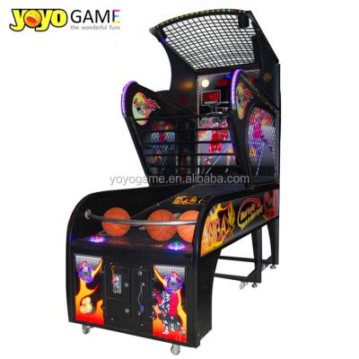 China Shooting Hoops Most Popular Large Scale Products Basketball Machine 2 Deluxe Coin Operated Shooting Players for sale