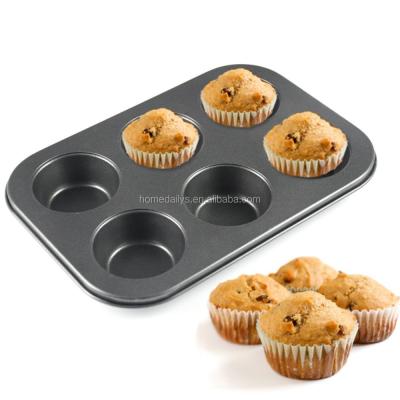 China Disposable Bakeware Mini Round Cake Pans 6 Non-Stick Quick Release Coating Baking Tools Well Made in China for sale