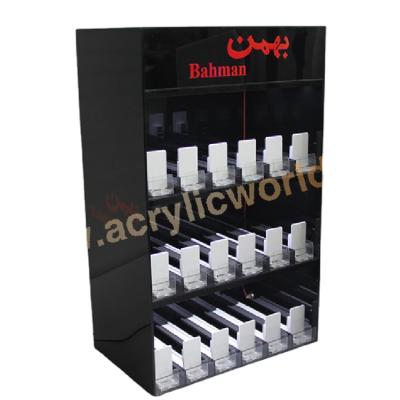 China eco-friendly acrylic led cigarette display stand high quality acrylic led cigarette display stand/led cigarette shelf for sale