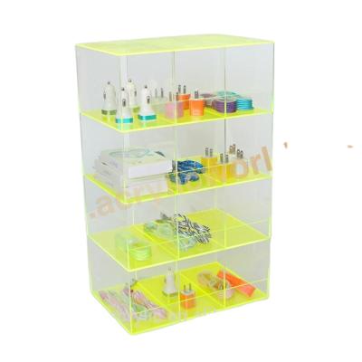 China Eco-friendly acrylic cell phone accessories display rack, charger display stand, USB acrylic display for sale