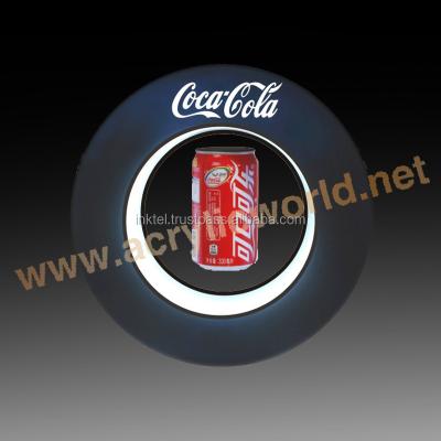 China Acrylic Magnetic Bottle Floating Display/Magnetic Levitating Display Stand/Magnetic Display for sale