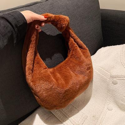 China 2021 High Quality Hot Sale Bolsas Fashion Cross - Body Faux Fur Purse Ladies Handbags Luxury Designer Handbags For Women for sale