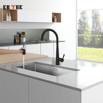 China Smart Faucets KB TEK Health Metered Most Popular Brushed Nickel Luxury Single Handle Water Filter Mixer Tap Kitchen Faucet for sale