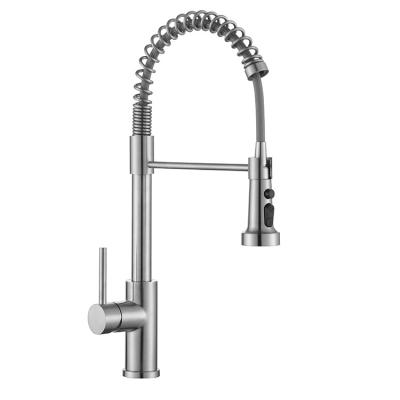 China KB TEK 2 Functions SUS 304 Kitchen Sink Faucet Grifo Grifo De Lavamano Acero Inoxidable Kitchen Faucets With Pull Down Sprayer for sale