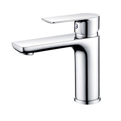 China Wholesale Popular Single Handle Bathroom Faucets KB TEK Design Brass Metered Luxurious Basin Faucet For Sale for sale