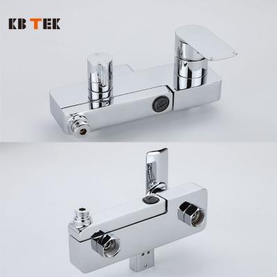 China With Sliding Bar KB TEK 2022 Hot Rainfall Luxury High Quality Bathroom Cold Shower Faucet Brass Set Wall Mount Mixers for sale