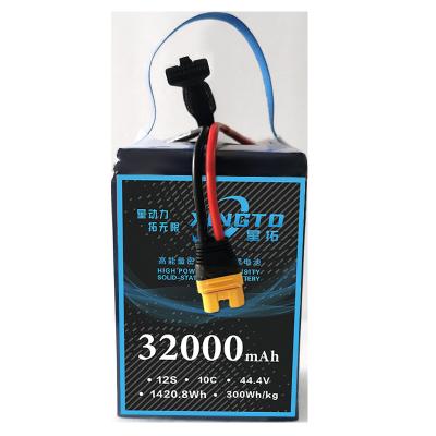 China Toys XINGTO High Energy uav Battery 12s32000mah Solid State Lithium Ion UAV Battery for Single Rotorcraft UAV for sale