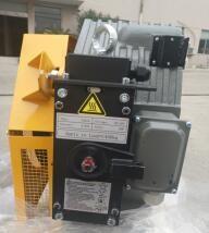 China 3.3kw  4.0kw Torin Gearless Elevator Traction Machine Blue Or Gray 1.0m/S IP 41 for sale