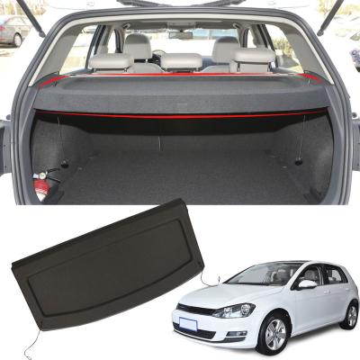 China Waterproof Cargo Area Tray Cover Security Trunk Non-Retractable Car Parcel Shelf For VW Golf 6 for sale