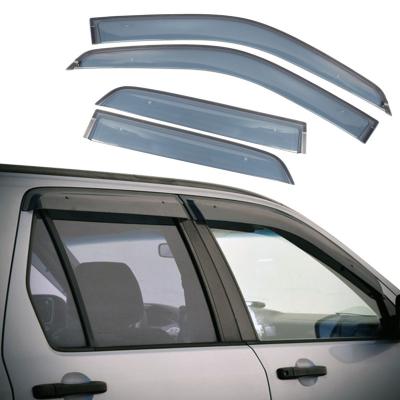 China With Stainless Steel Car Parts Exterior In-Channel Rain Visor Door Shade Smoke Window Shade For Honda Civic 1996 for sale