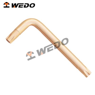 China BERYLLIUM COPPER & Non-Magnetic Tools Wrench ALUMINUM BRONZE Non-sparking Torx Wrenches With ATEX/GS/FM/ISO9001 Certificate Do OEM No MOQ for sale