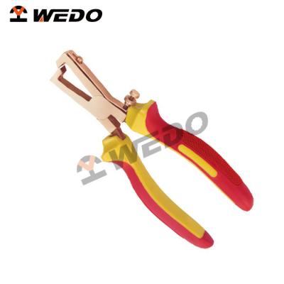 China Insulated and non-sparking Non-sparking non-magnetic injection wire stripping pliers with ATEX/GS/FM/ISO9001 certificate, do OEM, no MOQ for sale