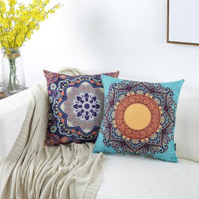 China Customized anti-static cushion can be wholesale cotton and linen printing pillow sofa for sale