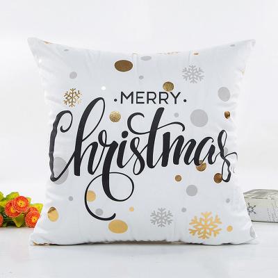 China Factory Direct Selling Decorative Pillows Bed Cases Fall Pillows Cushions Christmas Pattern Home Anti-Static Blanket Sofa Tile for sale