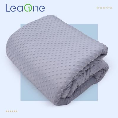 China Oeko Folded Certificated Cooling Cooling Adult Weighted Blanket For All Season for sale