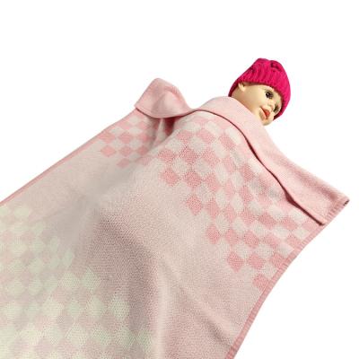 China Style CHERRY Blossoms Anti-Static Dishonest Pile Knitted Baby Throw Blanket for sale