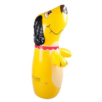 China Hot Selling Inflatable Toy 10 Various Designs PVC Animal Inflatable Rocker Dog Toys for sale