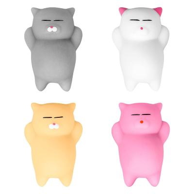 China Squishy Cat Toy Squishies Kitten Silicon Squishies Children's Toys Mochi Toys Cat for sale