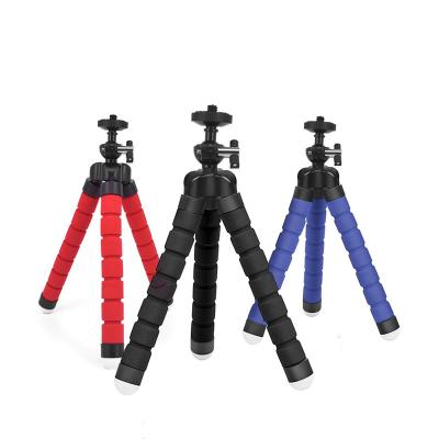 China Adjustable Flexible Digital Camera Mini Travel Tripod Portable Camera Stand Holder For Phone Selfie Sports Camera for sale