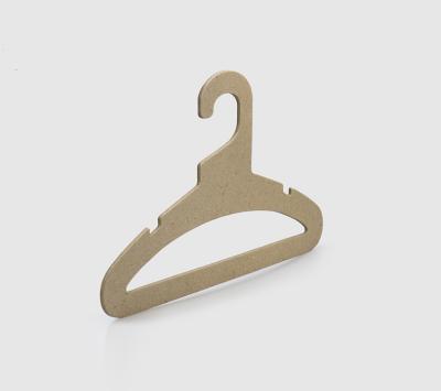 China Durable Customized And Brand New Clothes Printing Recycled Kraft Paper Cardboard Hanger For Household for sale