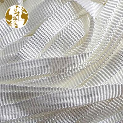 China Not easy to rust hot sale not easy to knot white line greenhouse polyester hothouse lamination yarn for sale