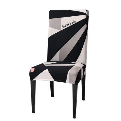 China Protect Chair 2021 High Elasticity Washable 92%Polyester 8%Spandex Spandex Chair Covers For Dining Room for sale