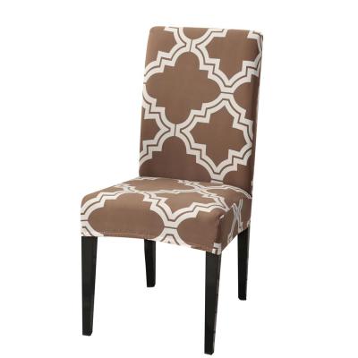 China Protect Chair Hot Sale High Elasticity 92%Polyester 8%Spandex Washable Spandex Chair Covers for sale