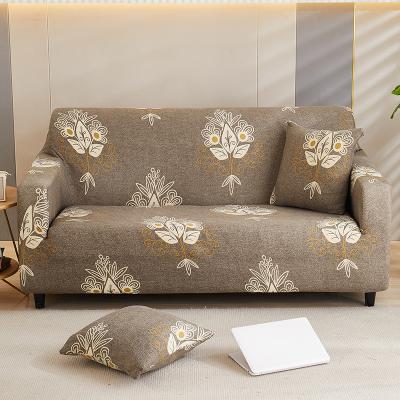 China Protect Hot Selling Sofa Cover Stretchable High Stretchable Three Seater Sofa Cover 5 Seat Silp Cover for sale