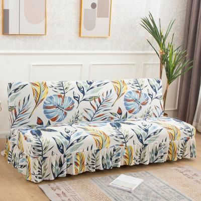 China Protect Sofa Hot Selling Universal Sofa Bed Covers With Skirt Sofa Armless Slipcovers Elastic Stretch for sale