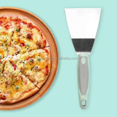 China Viable Kitchen Accessories Stainless Steel Pancake Turner Grilling Spatula Griddle Scraper for sale