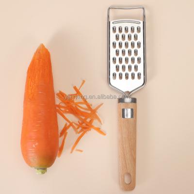 China Viable Kitchen Instruments Vegetable Shredder Radish Shredder Potato Slicer Hand Grater Onion Shredder with Wooden Handle for sale