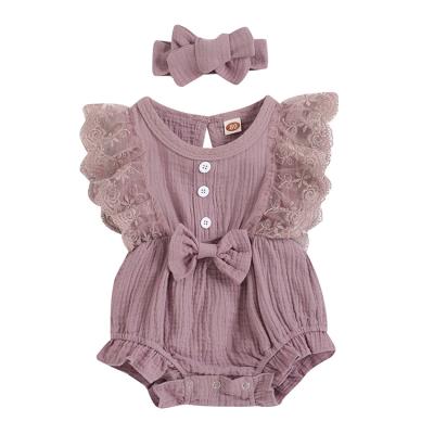 China Free Sample Baby Rompers Soft Cotton 100% Newborn Baby Clothes Baby Romper for sale